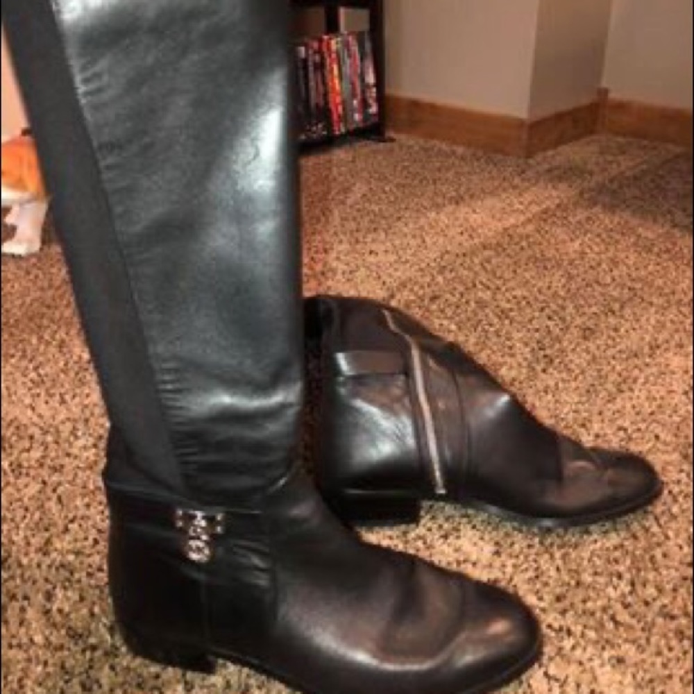 Michael Kors ‘Arley’ Stretch Back Leather Boots